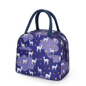 sac isotherme repas bleu lama