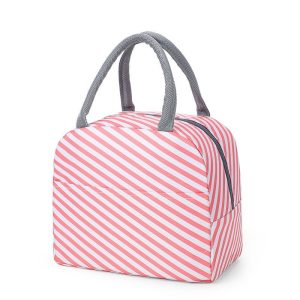 sac isotherme zèbre rose