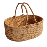 panier rotin élégant